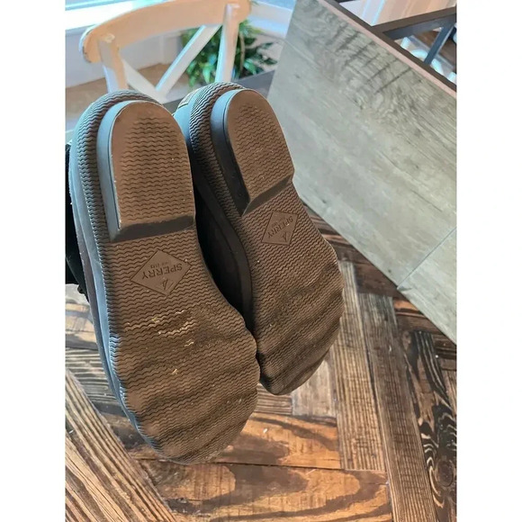 Sherry Duck Boots Women’s 6m Black Neutral Fall Winter Rain Waterproof Rubber - Picture 4 of 12